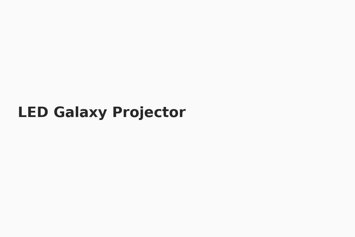 LED Galaxy Projector